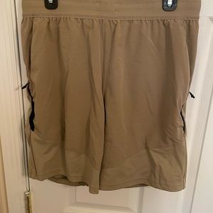 Nike tan shorts